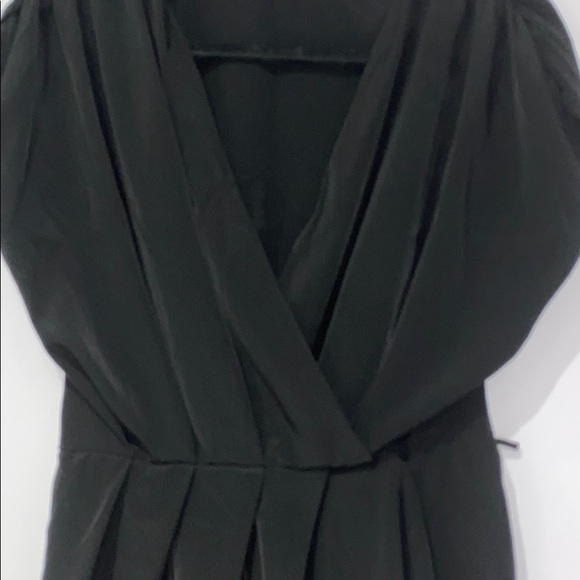 Black Low Cut Dress - Picture 4 of 4